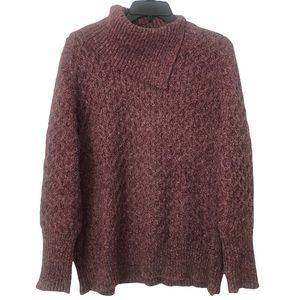 Retrology Split Cowl Neck Sweater Sz 2X